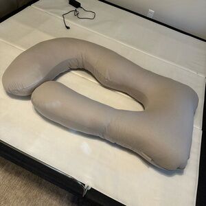 Momcozy Gray Jersey Knit Cotton Cover Pregnancy Pillow